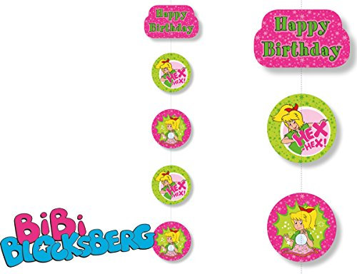 Deckendeko * BIBI BLOCKSBERG * für Kinderparty und Kindergeburtstag von DH-Konzept // Hexen Decken Deko Party Set