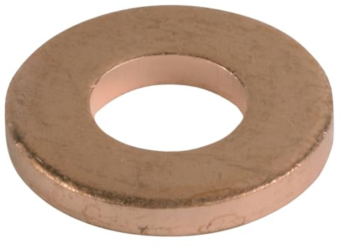 SW-Stahl S8037-4 Kupferringe 15.0 x 7.0 x 2.0 mm - Dichtringe, 10 Stk. | Massive Dichtung aus Kupfer - 10er Set für Ölablassschrauben und KFZ - Passgenaue Ersatzringe für Ihr Fahrzeug