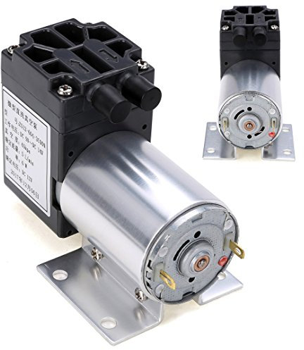 12 V 6 W Mini pompa a vuoto ad alta pressione pompa a membrana elettrica con supporto 5L/min