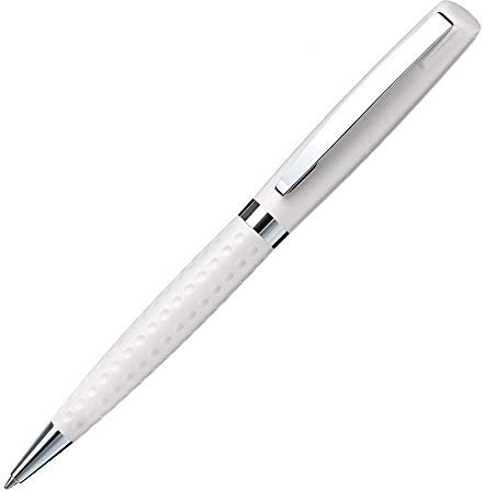 stempel-fabrik – Stempel-Kugelschreiber Heri Classic G Light 6451 Custom mit Wunschtext personalisieren – 2in1 Kugelschreiber mit selbstfärbendem Taschenstempel (33x8 mm | 3 Zeilen | Weiß)
