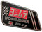 ADESIVO YOSHIMURA ALLUMINIO STICKER 3D ALTE TEMPERATURE SCARICO EXHAUST 10,5cm x 5,5cm