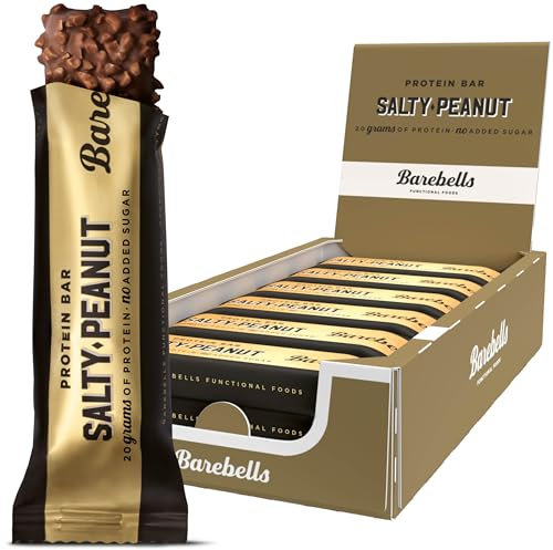 Barebells Barre de protéine 20g proteine, 12x55g chocolat protein bars (Salty Peanut)