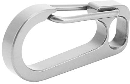 Titanlegierung Karabiner Schlüsselbund EDC Bergsteigen Schnalle Klettern Schnell Hängende Sicherheit Karabiner für Outdoor(Original)