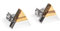 BeWooden Ohrstecker aus Holz | Triangle Collection | Schmuck für Junge Frauen | außergewöhnliche Geschenke für Naturfreunde & Holzliebhaber (Lini Earrings Triangle)