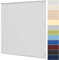 Lamellenvorhang nach Maß Vertikaljalousie 89 mm für Tür und Fenster viele Farben Maßanfertigung Wand- und Deckenmontage Jalousie Lamellen Rollo (Breite 200,1-220 cm x Höhe 280,1-300 cm, Weiß)