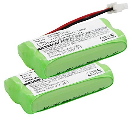 subtel, Batteria di Ricambio per Baby Monitor Compatibile con Motorola MBP20 (700mAh) 2X