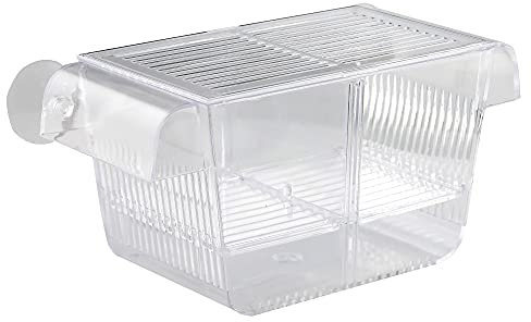 Measury Aufzuchtbecken Aquarium (M), Ablaichkasten/Ablaichbecken für Aquarium, Babybecken Quarantänebecken Zuchtbecken - 208 x 97 x 100 mm