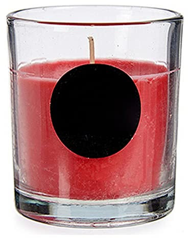 Bougie parfumée dans un bocal en verre d'une durée de combustion d'environ 30 h - Vanille, bambou, lavande, cannelle, fraise, thé vert, fruits rouges - Parfum marin (fruits rouges)