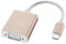 Adaptateur USB C vers VGA, Thunderbolt 3 vers VGA compatible avec MacBook Pro 2020/2019/2018/2017, MacBook Air 5/4/iPad Pro 2018, ChromeBook, Samsung Galaxy S10/S9/S8, Huawei Mate Book, plus (doré)