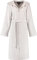 Cawö Home Bademäntel Damen Kapuze Two-Tone 6432 platin - 76 XL