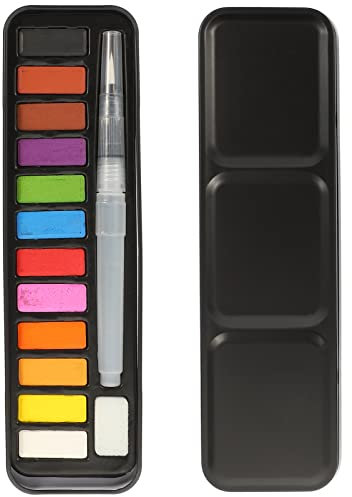 MAGICLULU Kit De Peinture Aquarelle Solide Outils Pour Peinture à Eau Pour Voyage Et Loisirs Créatifs