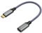 CLEEFUN Cable Alargador USB C Corto 30CM, Cable USB C Macho a Hembra, USB 3.2 10Gbps Sincronización, 100W Carga Rápida para iPhone 16/15 Pro Max, iPad 10 Gen, Galaxy S25 S24 S23 Ultra etc