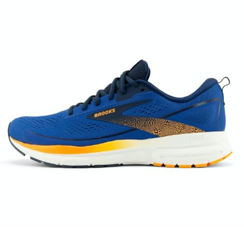 Brooks Herren Trace 3 Sneaker, Blue Peacoat Orange, 40 EU