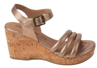 CHATTAWAK Donna 15COSLAROSEGOLD36 Sandalo Con Tacco Rosa Gold, 36 EU, Oro rosa., 36 EU