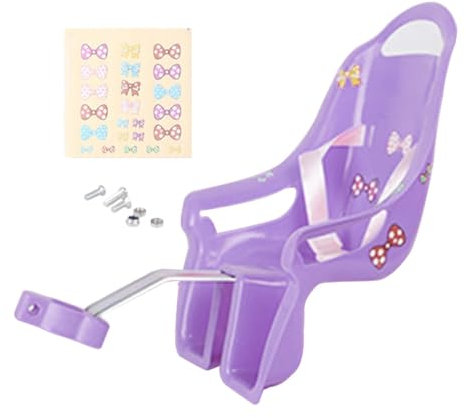 Puppensitz - Puppensitz für Mädchen - Puppensitz rosa - passt für die meisten Fahrräder, die mit allen kompatibel sind (Rosa, Lila)