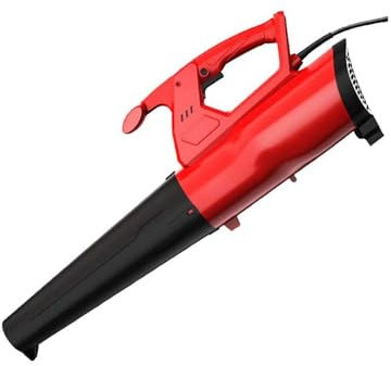Comodo soffiatore per foglie, soffiatore per polvere portatile a 6 velocità da 3800 W, spazzatrice da giardino con motore a turbina potente industriale