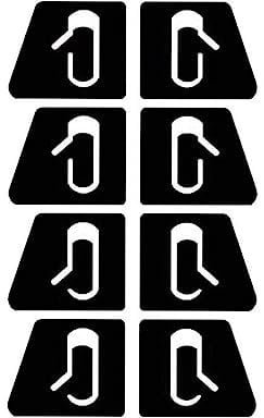 KUWAYO 8pcs Car Open Door Button Stickers Fit for Tesla Model 3 Accessories Reminder Door Open Sticker Armrest Window Lift Switch(Color:Yellow)
