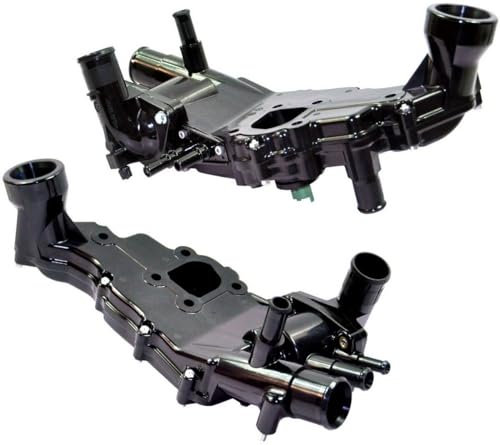 Carcasa termostato de agua refrigerante motor para Berlingo C4 C5 Xsara Partner Picasso 307 406 607 9643211880 1336S4 2,0 HDI @Pro-Plip