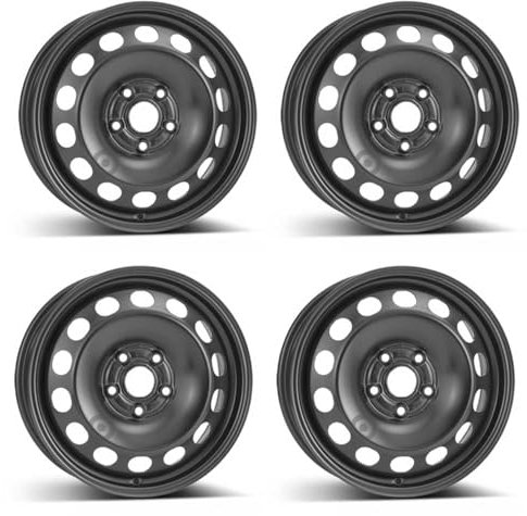 4x Alcar Stahlfelgen 4-9915 6.5Jx16 ET50 5x112 kompatibel mit Volkswagen Golf Jetta Touran