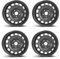 4x Alcar Stahlfelgen 4-9915 6.5Jx16 ET50 5x112 kompatibel mit Volkswagen Golf Jetta Touran