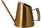 Regadera moderna de acero inoxidable, regadera de jardín de caño largo, para oficina, jardín, habitación, interior y exterior, oro, 900 ml