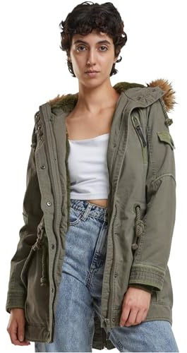 Brandit Women Emma Winterparka, Winterjacke Farbe: olive, Größe: M
