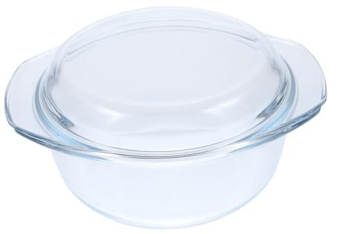 OKUMEYR Casseruola Di Con Coperchio Pentola Per Microonde Contenitore Multiuso Da Cucina Design Salvaspazio e Resistente Al Forno