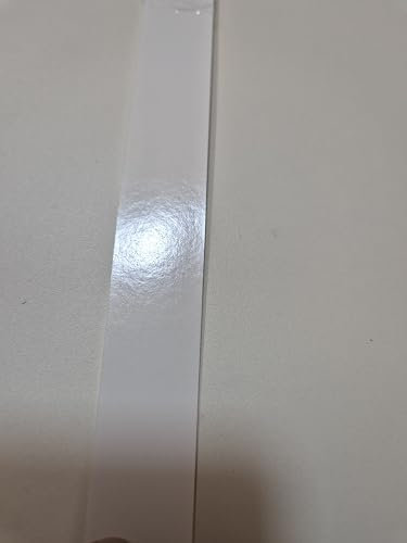 GateDIY Iron on edging tape, perfect for finishing melamine boards. 22mm wide. Per 1 metre length (WHITE GLOSS)