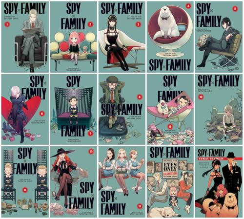 Spy x Family Series 15-Book Ultimate Collection Set (Vol.1 to Vol.13 + Official Guide + Spy x Family Portrait)