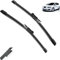 Escobilla limpiaparabrisas para Seat Leon Typ 1P 2005-2012 - Kit de Alto Rendimiento, Visibilidad Superior en Carretera, Fácil Instalación - Delanteras - Juego de 2 Escobill