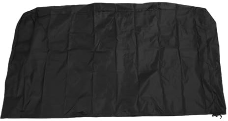 AUNMAS Outdoor TV Cover with Elastic Band, Rain Proof Dust Proof TV Stand Cover for Patio Yard, Screen Protector for TV Stand (M)