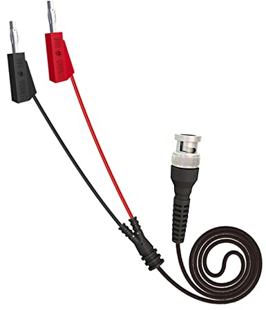 BNC Männlicher Stecker Auf 4 Mm Bananen Stapelstecker Blei Sonde Q9-Testkabelkabel Für Oszilloskope Stapelbare Bananen Stecker Test Blei