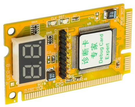 PCI-E Diagnosekarte für Laptop Mainboards, Orange, 1 Stück | Präzise Fehlererkennung, Kompatibel mit Verschiedenen Modellen, Elektronische Bauteile, Spezifikation