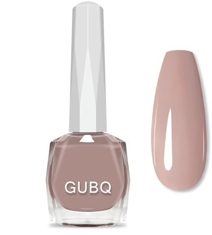 Milchige Kaffeefarbe Nail Polish - Schnelltrocknender Nagellack Langanhaltend, Braun Nagellack mit Cremigem Finish, Regular Ungiftiger Farblack Ohne UV Lampe für Frauen DIY, Quick Dry (Nude, 12Ml)