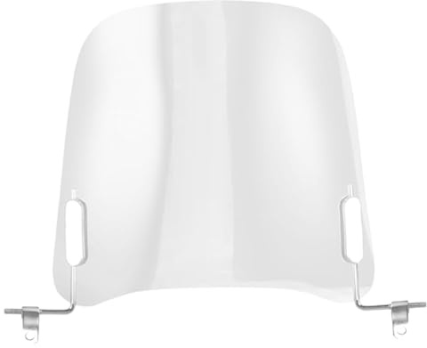 Motorrad Windschutzscheibe Transparent Mit Halterung Universal Windabweiser FüR Elektro-FahrräDer Motorrad DreiräDer Schutz Vor Wind Und Regen