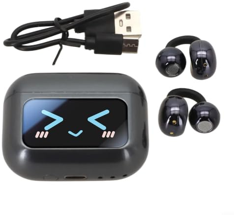 Knochenschall Kopfhörer M100 mit LCD Touchscreen 5.4 Knochenschall(Black)