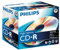 Caso Philips CD-R 90Min / 800 MB / 40X Joya (10 Disc)