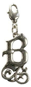 Alpenflüstern Anhänger Trachten-Buchstabe B fürs Charivari antik-Silber-Farben AAH129