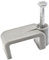 Twin & Earth Cable Clips & Fixing Nails Grey Flat Plastic 1-1.5 mm (5 x 8 mm) - 20 Clips