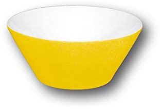 Bol conique jaune - D 9 cm - Napoli