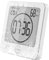 VORRINC Badezimmer Uhr, Badezimmeruhr mit saugnapf, Bad Uhr Badezimmeruhr Wasserdicht Berührungssteuerung ℃ / ℉ Luftfeuchtigkeit Temperatur LCD Display, Countdown Timer, 3 Montagemethoden (Weiß)