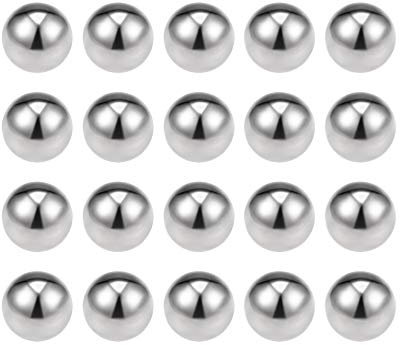 sourcing map 5/32-inch Bearing Balls 440C Stainless Steel G25 Precision Balls 100pcs