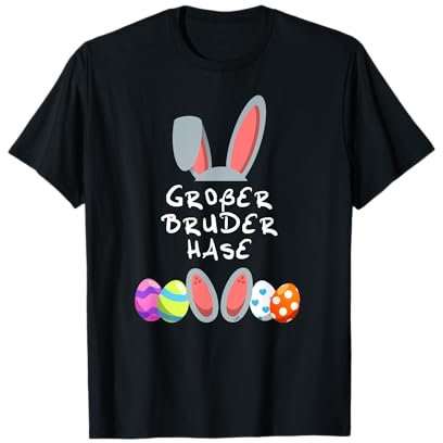 Großer Bruder Hase Osterhase Partnerlook Outfit Junge Ostern T-Shirt