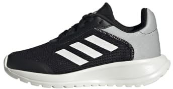 Adidas Unisex Kinder Tensaur Run Shoes, Core Black/White/Grey, 38 EU