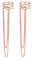 SLUYNZ 925 Sterling Silver No Piercing Cuff Earrings Chain for Women Wrap Earrings Tassel Clip On Ear (C-Rose Gold)