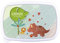 Boite a Tartine Enfant. Boîte à Lunch pour Enfants. Lunch Box Personnalisée vec Nom. Convient aux Micro-Ondes et ne Contient BPA, ni phtalates, ni métaux Lourds. Bébé Dino Lion