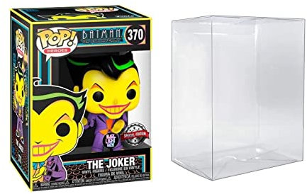 Funko Pop! Black Light The Joker 370 Exclusive Bundled with Pop Protector