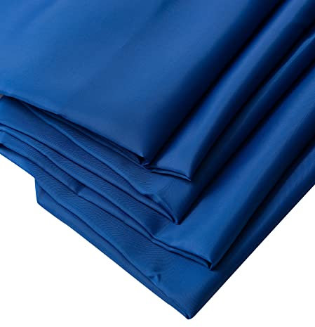 IPEA Tissu de Doublure Bleu Royale - 200 cm x 150 cm - Fabriqué en Italie - Tissu au mètre pour Couture, Vêtements, Doublures, Vestes, Pantalons, Jupes, Meubles, Coussins - Tissu pour Couture