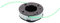SECURA 1x Fadenspule 2mm kompatibel mit Stihl FSA 56 Freischneider Trimmerspule
