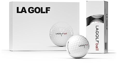 LA GOLF Balls (12 Count) for men women pro tour long distance soft low compression golfballs mens womens best for on course or backyard pelotas new longest ball driver irons putter putt